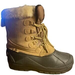 ITASCA Women's Thermo-Lite, Leather, Tan, Perform,  7,  Insulation, Snow Boots,